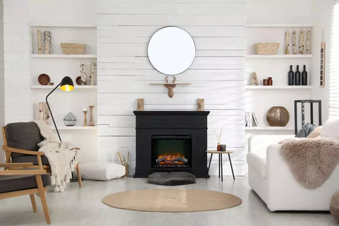 Seminee electrice cu rama decorativa